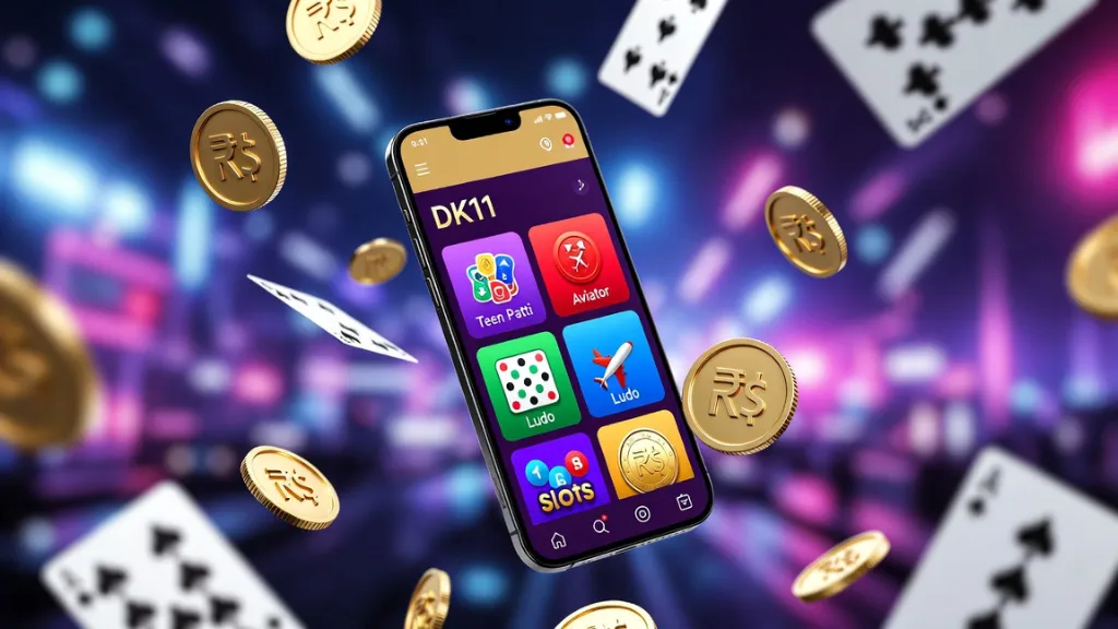 DK11 Game APK download interface showing