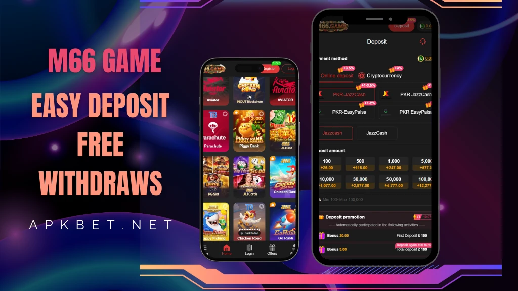 M66 Game easy deposit free withdraws