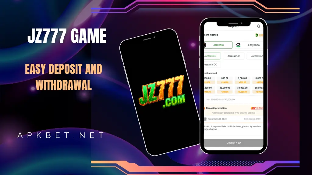 jz777 game easy deposit free withdraws