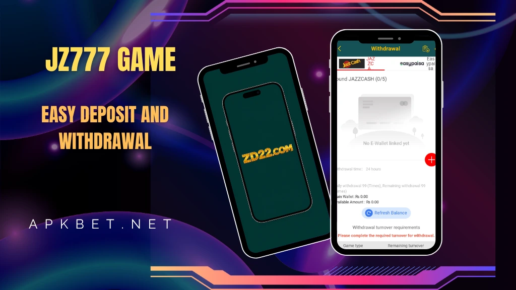 zd22 game easy deposit free withdraws