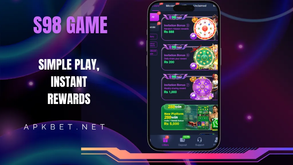S98 game bonuses